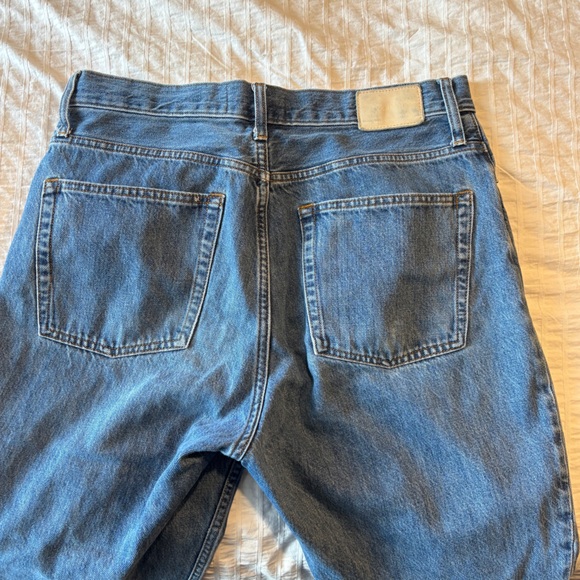 Everlane ’90s Cheeky Jean Medium Blue Wash 30 Ankle Organic Cotton Pants - Picture 8 of 13